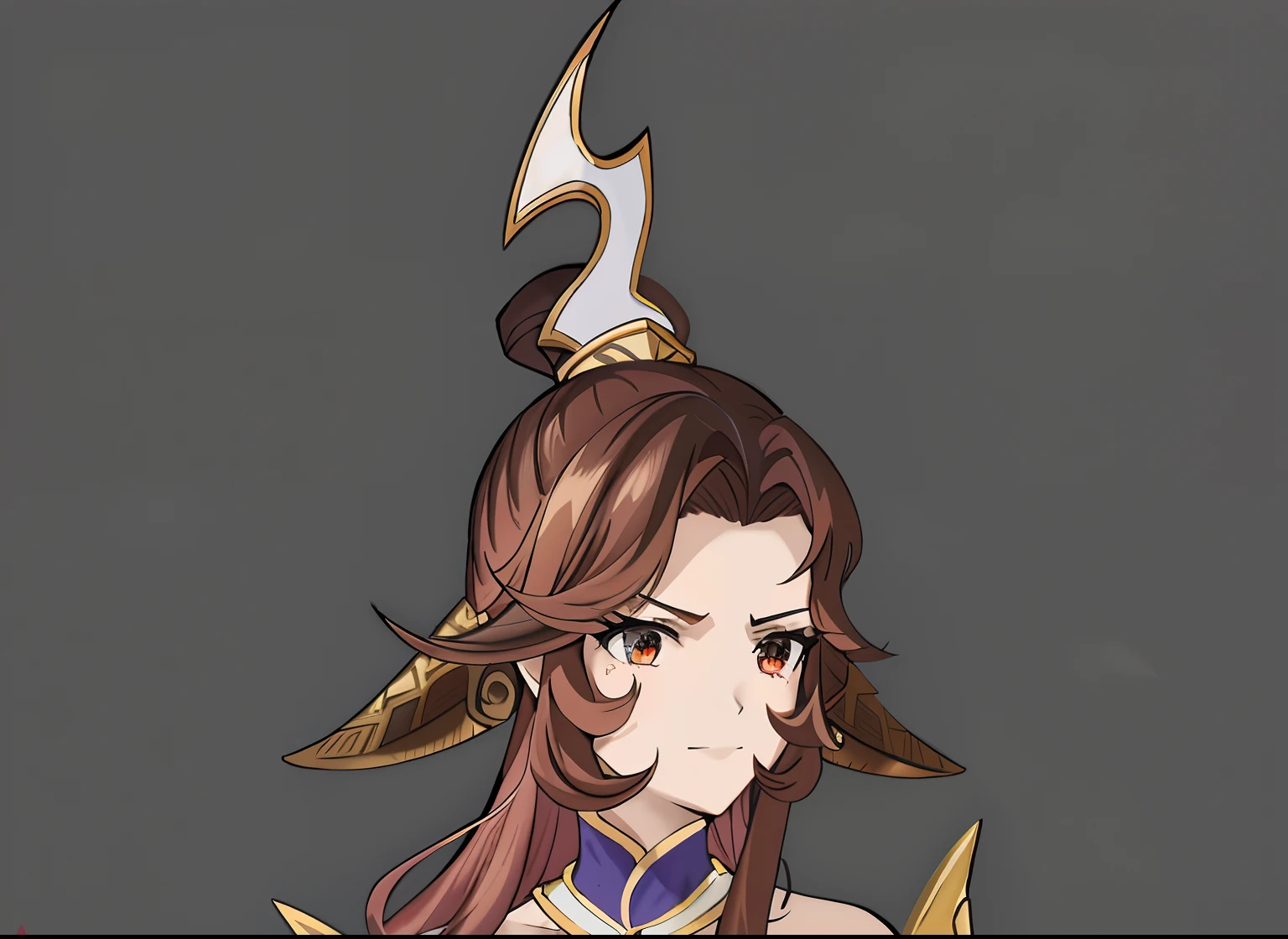 Close-up of a woman wearing a sword and helmet, Portrait Chevaliers du Zodiaque Fille, granblue fantasy, Ayaka Genshin impact, the godess hera looking angry, Genshin impact's character, the goddess artemis smirking, astri lohne, crisp clear rpg portrait, portrait of a female mage, Kushatt Krenz Key Art Women