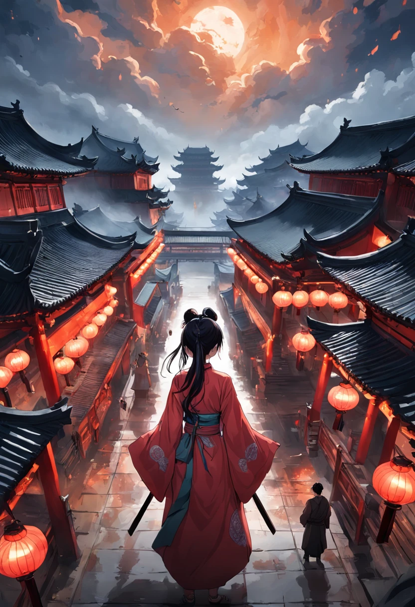 The case took place in one"China-style、swordsmen、dark、suspenseful、Curiosity"of the world： After a thousand days of rain，The sky is cloudy，For a long time, the imperial city of Chang'an，emerges"Rain dissolves"of the tragedy，A detective was ordered to track it down，Recruit talent，Go everywhere，The layout is meticulous、The mystery is waiting for you to uncover