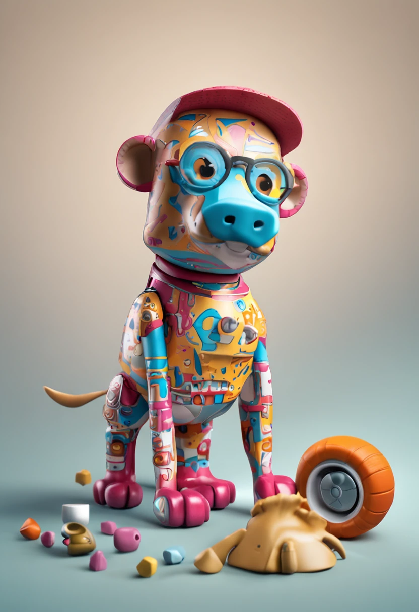 Crie um mascote semelhante ao playmobil , personagem infantil , 8k, Modelo 3D, O corpo como forma de um brinquedo , com boca, 2 olhos e sem nariz, with legs and arms, de corpo inteiro. The character is cute and charismatic, o personagem tem cores vivas e coloridas. fotorrealista, super alta qualidade, Super Detalhe, ultra-accurate description of hands, roupas detalhadas, utensilios bem detalhados, master part, 8k, HDR
