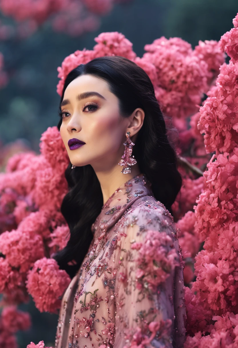 Fan Bingbing rolled her eyes and flushed