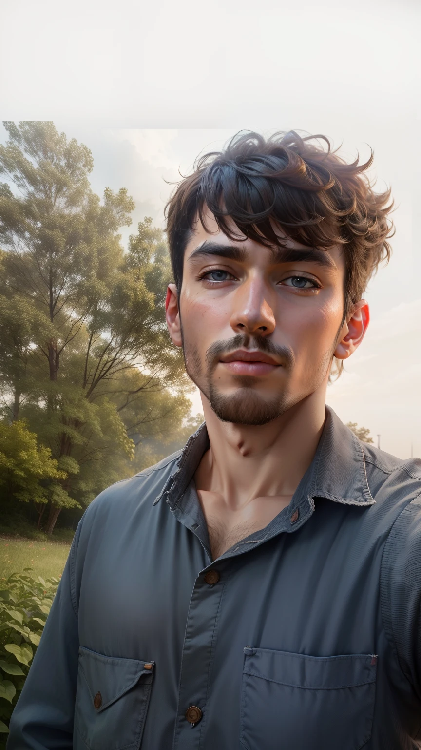 Best quality, masterpiece, ultra high resolution, (photorealistic: 1.4), raw photo, handsome man