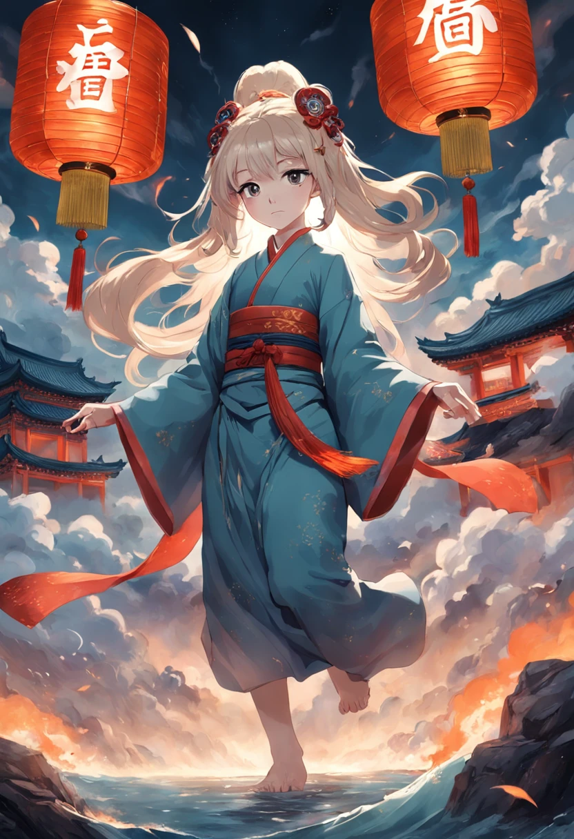 Chinese culture has animism，People and monsters are living beings，But in Chinese thought, man is the leader of all souls，Arguably the most aura，So it's easier to become an immortal，And the immortals pursued by early Chinese Taoism were not rulers like gods，It is a sublimation of life and soul，It's as if you understand the laws of the world，Outside the world