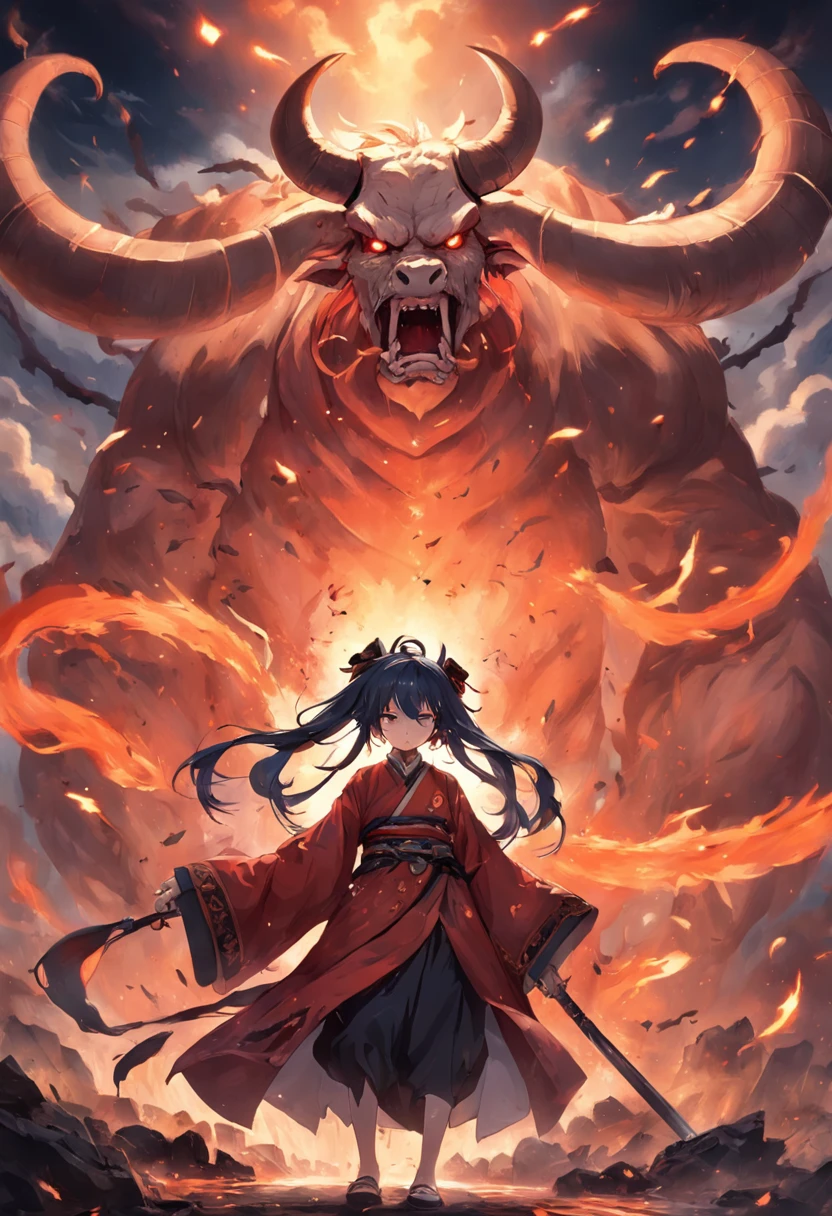 Zhu tired of war,The fertility of famine,The plague of cattle,And the four murders are like the seven deadly sins of China,Chaotic confusion of right and wrong,Gluttonous greed,Poor treachery,The stubbornness of the hammer