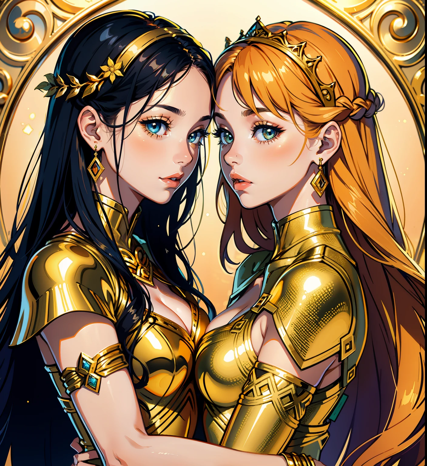 DC Comics, (emote:1), Eloise Mumford dressed as Dejah Thoris, by Frank cho and HR Geiger, barsoom, (sexy), ornate diadem, nearly naked, (1girl:1), (head shot:1.1), smiling, Gray background