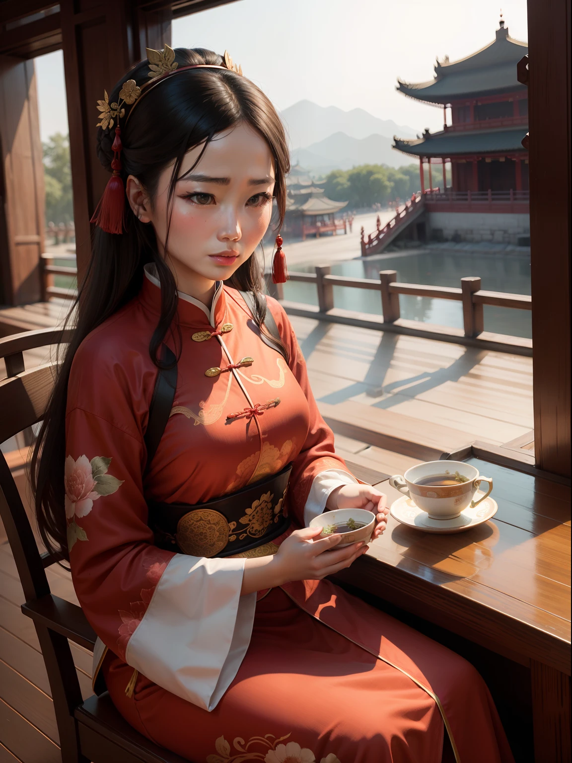 woman, China, ancient, traditional