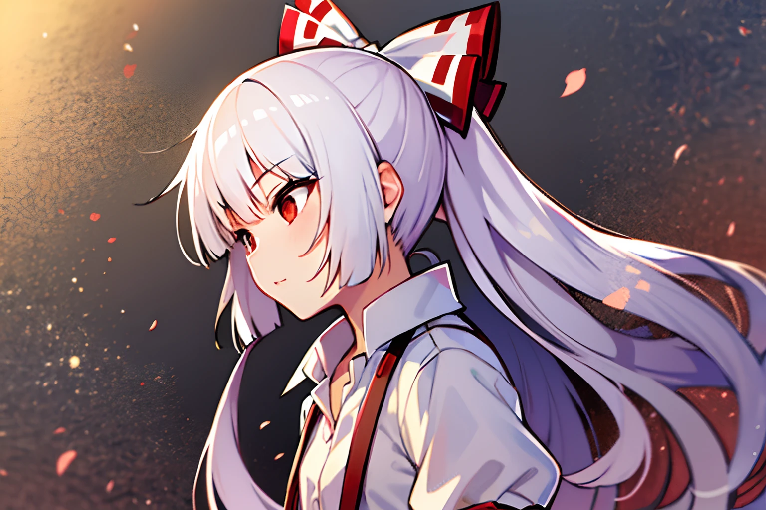 1girl, fujiwara no mokou