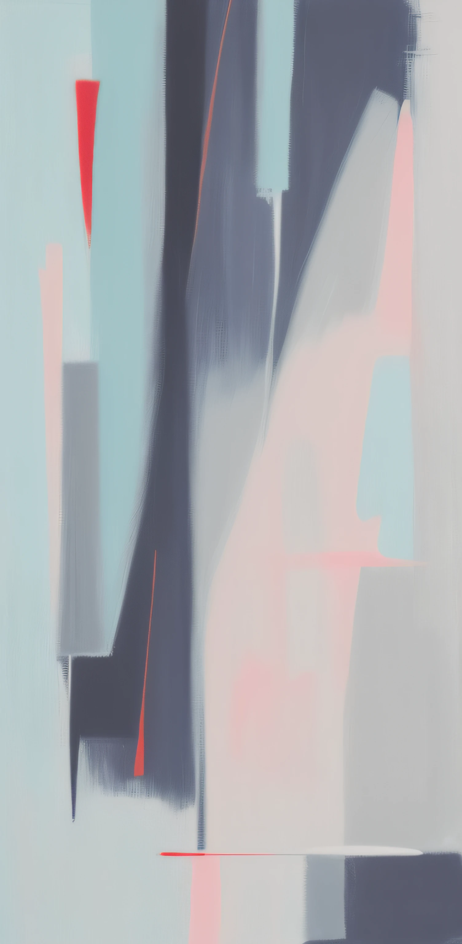 semiabstract, limited palette, stylised painting, It's a bit abstract, loose gestural painterly, Soft cool color, inspired by Raoul De Keyser, abstract conceptual, abstract flat colour