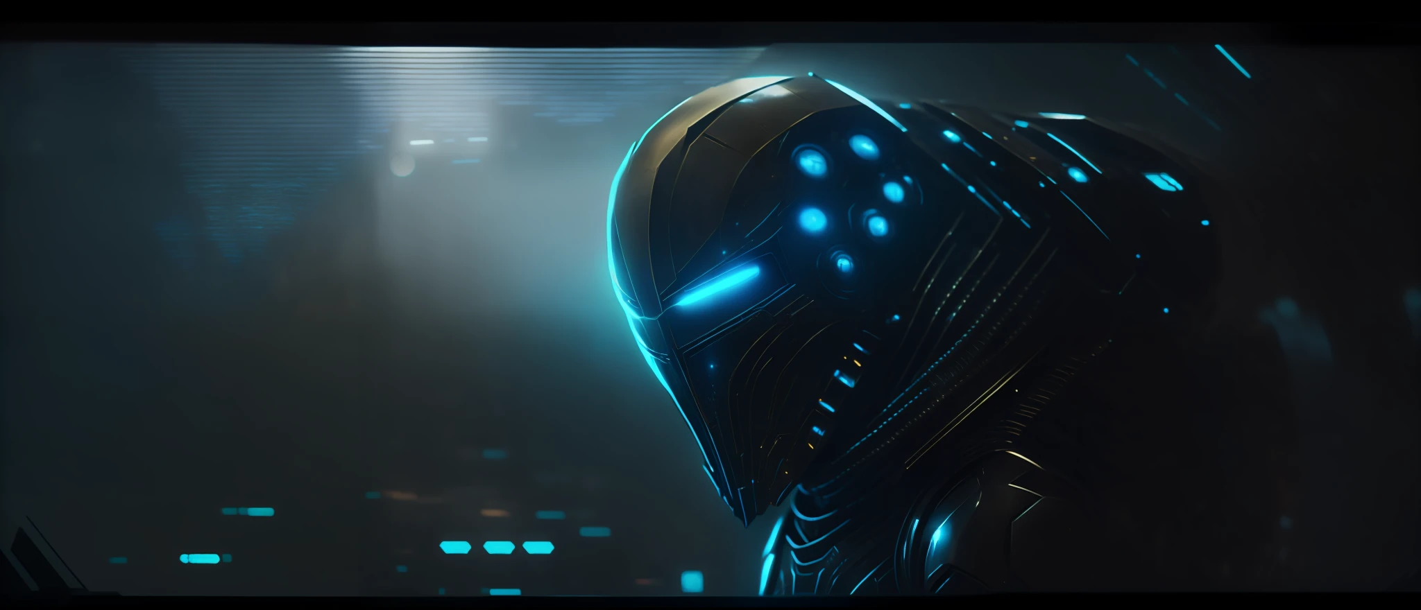 A close-up of a man in a helmet holding a gun, Alien movie screenshot, Frames from Prometheus films, Ridley Scott movie stills, Stills from Prometheus, Dark sci-fi movie scene, cinematic scifi shot, ps5 cinematic screen capture, 2 0 2 1 cinematic 4 k framegrab, cinematic opening shot, sci-fi movie cinematic frame