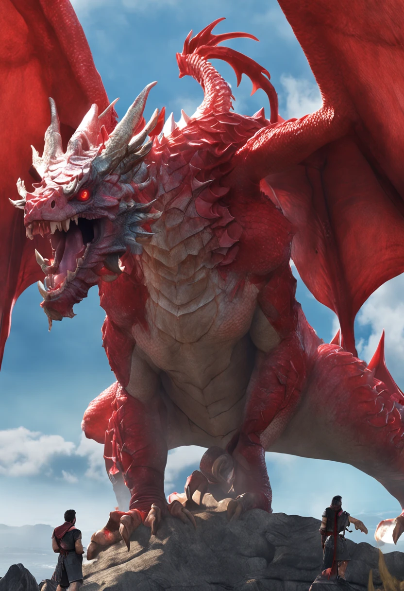 anthro, duo, werna, male/female, white body, ((male red dragon)), female penetrated, female on top, hi res, detailed background, black sclera, deep penetration, cum inside, big red in , ((photorealism)), by pino daeni, by hioshiru, masterpiece, digital painting, vibrant, gloomy, dynamic light, breasts
