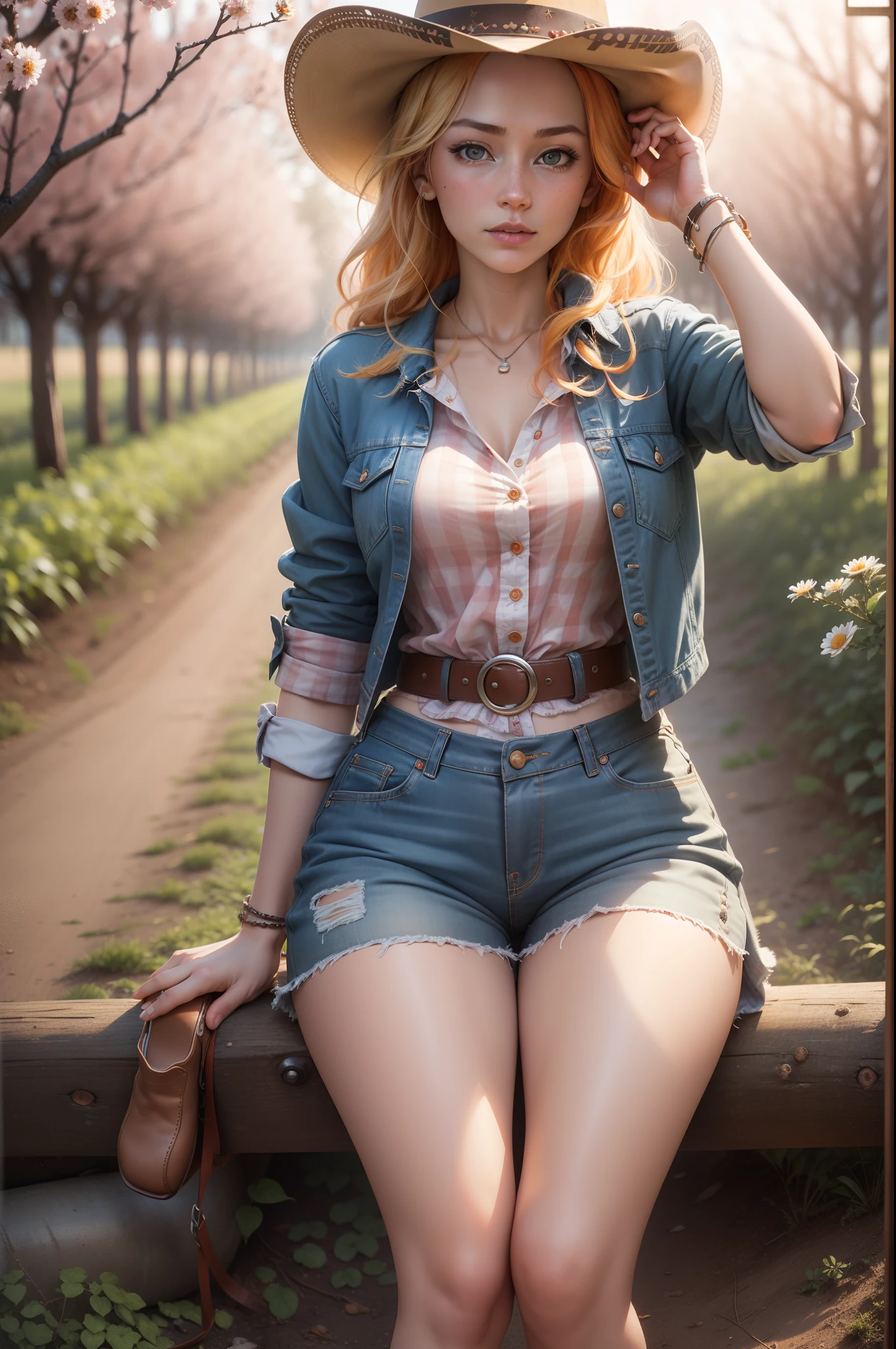 Beautiful Alluring farmer 40 Years old woman Elizabeth Olsen, Bare Skin, very small breasts, Athletic Well Toned Body, slender hot body, Elegant Form, tan Skin, working at a field outside, overalls, Beautiful Face, Octane Render, Digital Art, Extreme Detail, 4k, Ultra Hd, Polished, Beautiful, Hyperdetailed, Intricate, Elaborate, Meticulous, Photorealistic, Sharp Focus, Wlop, Character Design, Unreal Engine, 3d Rendered, Volumetric Lighting, Reflections, Glossy, Digital Illustration, Sensual Pose, Suggestive Pose, Lewd, Full Body Shot, anatomically correct 💖❤💕💋❣