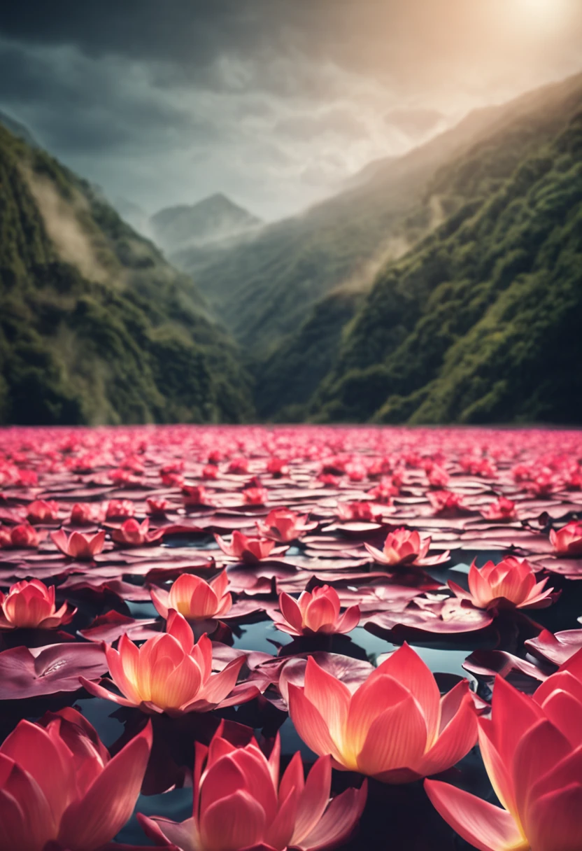 Fill the word "heat treatment" with lotus leaves