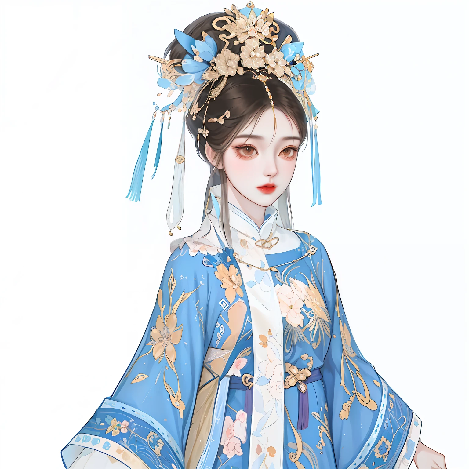 oriental girl,Works of masters,Best picture quality,Higher quality,high detal, 超高分辨率, 8K分辨率, depth of fields, cinematic photogtaphy, intricately details, carefully, meticuloso, glorious, max detail, extreme beautiful, (((1girll, 独奏))), 18yr old, Panfafa,brunette color hair, white skinned, A picture, tmasterpiece, (Best picture quality), Higher quality, high detal, 超高分辨率, in a panoramic view, Exquisite facial features, s the perfect face