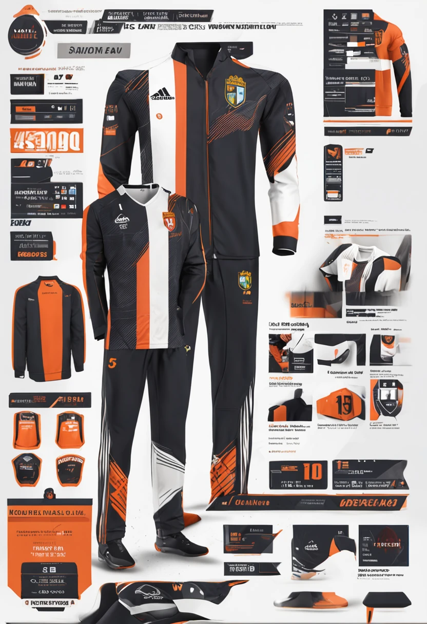 A team uniform,Contains the team crest,Number,name