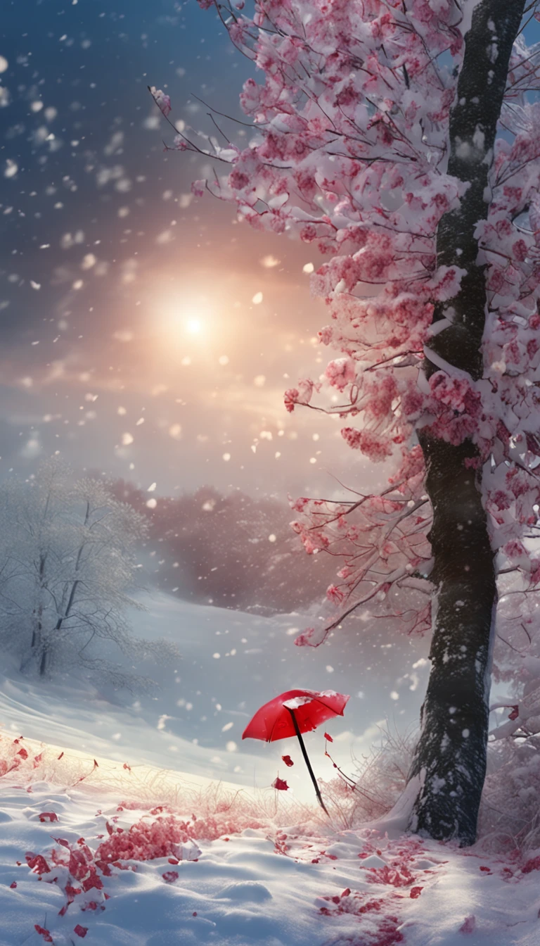 there are two roses that are in the snow on the ground, a digital painting by Igor Zenin, tumblr, digital art, white and red roses, beautiful iphone wallpaper, beautiful digital painting, mobile wallpaper, elegant digital painting, phone wallpaper hd, wallpaper mobile, hd phone wallpaper, roses, phone wallpaper, beautiful digital art, beautiful gorgeous digital art, gorgeous digital painting