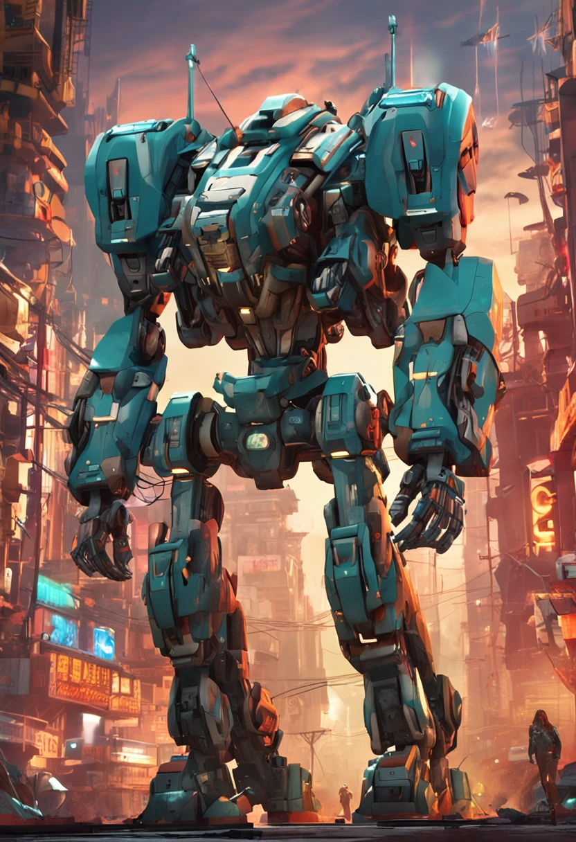 Mecha technology girl