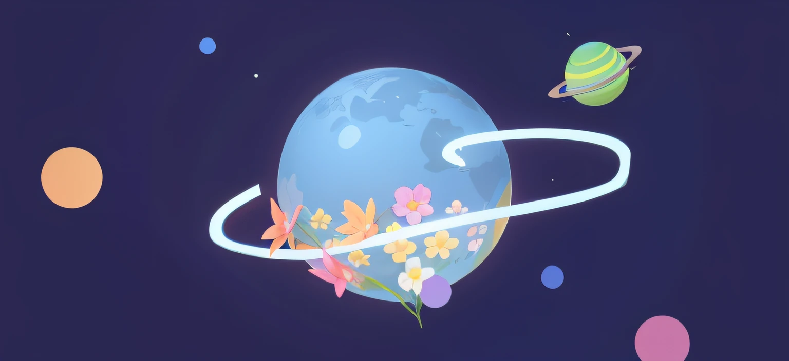 Planet Universe flowers