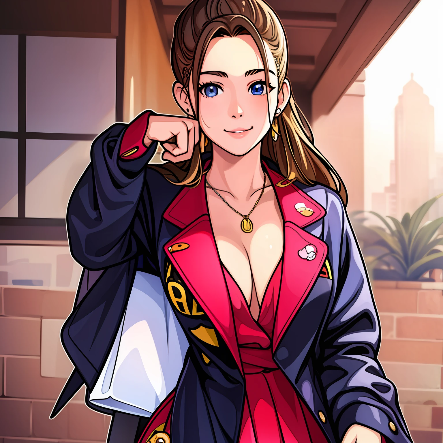 An original portrait of a ager in charming simulation style++ model (Jessica Alba or Amber Heard) as Batgirl, Wear an elegant and stylish outfit made of fragile nylon by Calvin Klein.