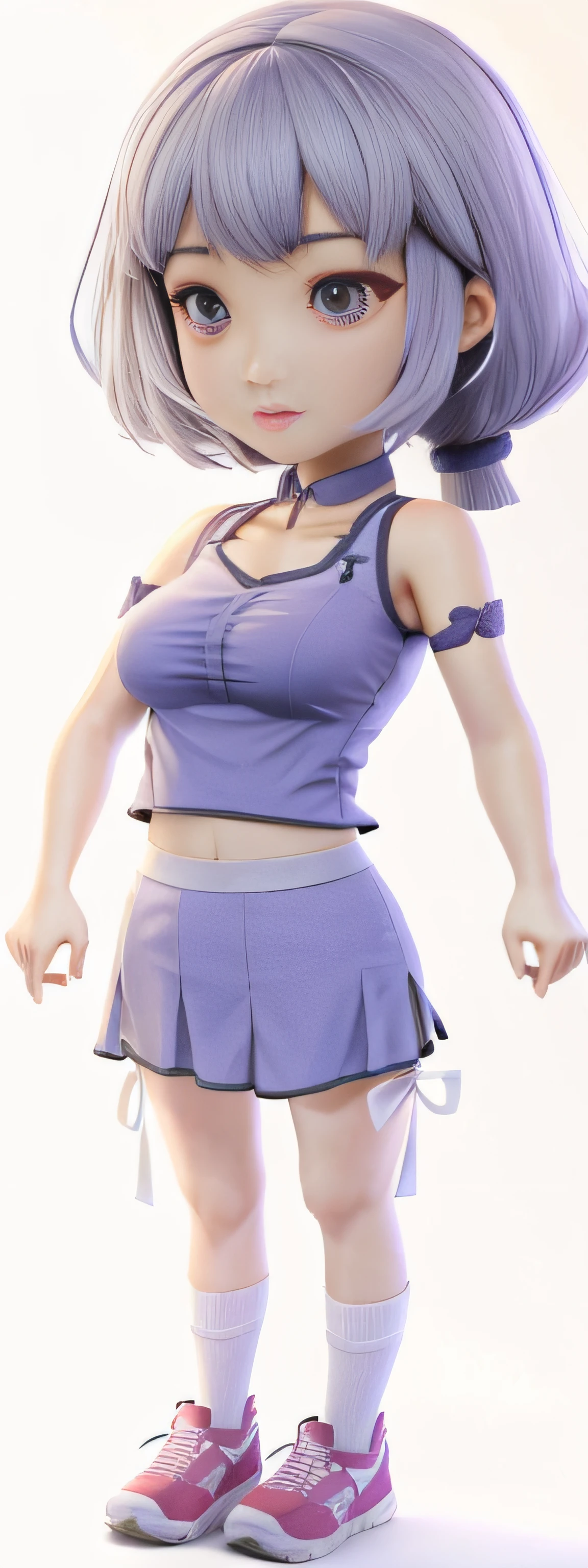 20岁女孩, nedium breasts ,Lateral face, low-contrast, Plain fabric