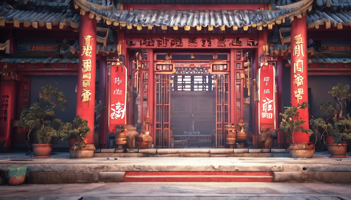 Chinese Ghost Festival,Middle Metaverse,The breath of a ghost,The streets at night,Chinese lanterns hanging from Chinese-style houses on both sides of the street,Spooky branch texture,Detailed depiction of Chinese lanterns,arte de terror,funk,统一 8k 壁纸,ultra - detailed,Beauty and aesthetics,tmasterpiece,Best quality at best,(zentangle,datura,Tangles,entangled:0.5)Creepy weirdness,terroral,horrid,horrid,horrid,真实感,Bruce Pennington,Written by Giger, tsutomu nihei, wayne barlowe, zdzislaw beksinski, rendering by octane, artstation, 8k, cgsociety, cinematic ligh, high detal, wide - angle shot, iintricate