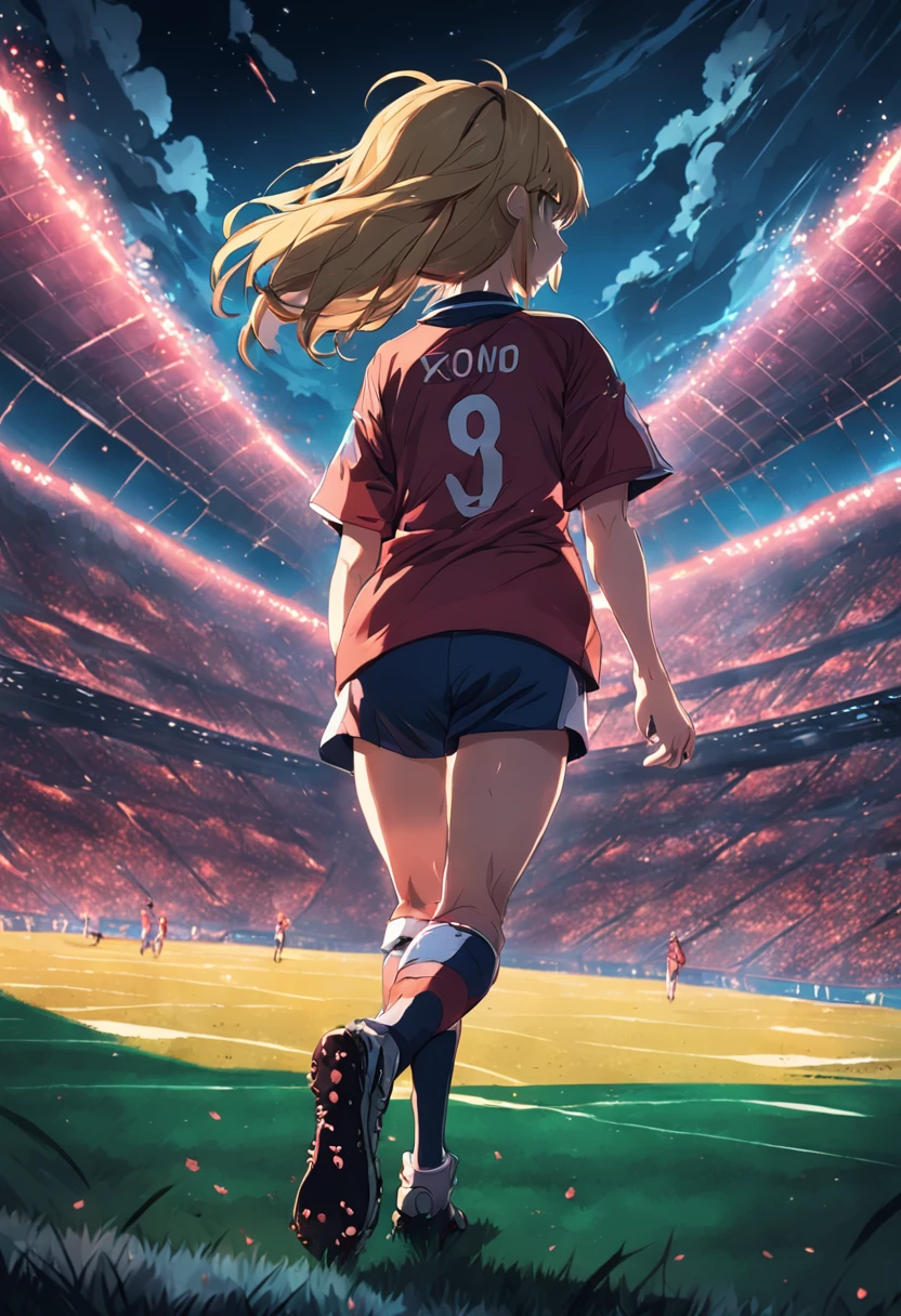 Football game background illustration
