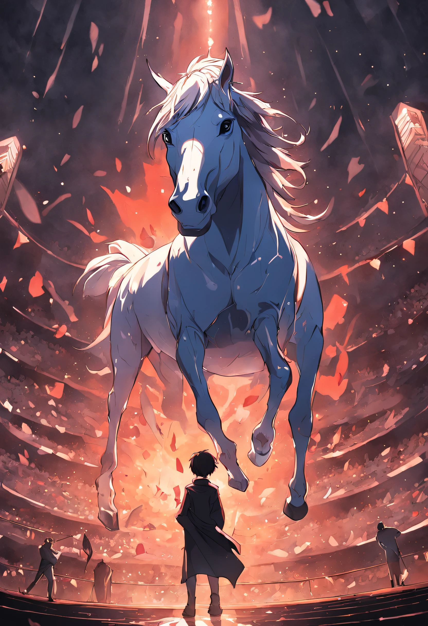 Poster close-up,There is a horse on it, Brazil, sao paulo, academia, Inspired by Almeida, Edu Sosa, Brazil, Asao Urata |, sao paulo, director: Fernando Grassi, Tai, Ezusio, author:Almeida Junior, Sempe, Master tablets, depiction, ando tadao