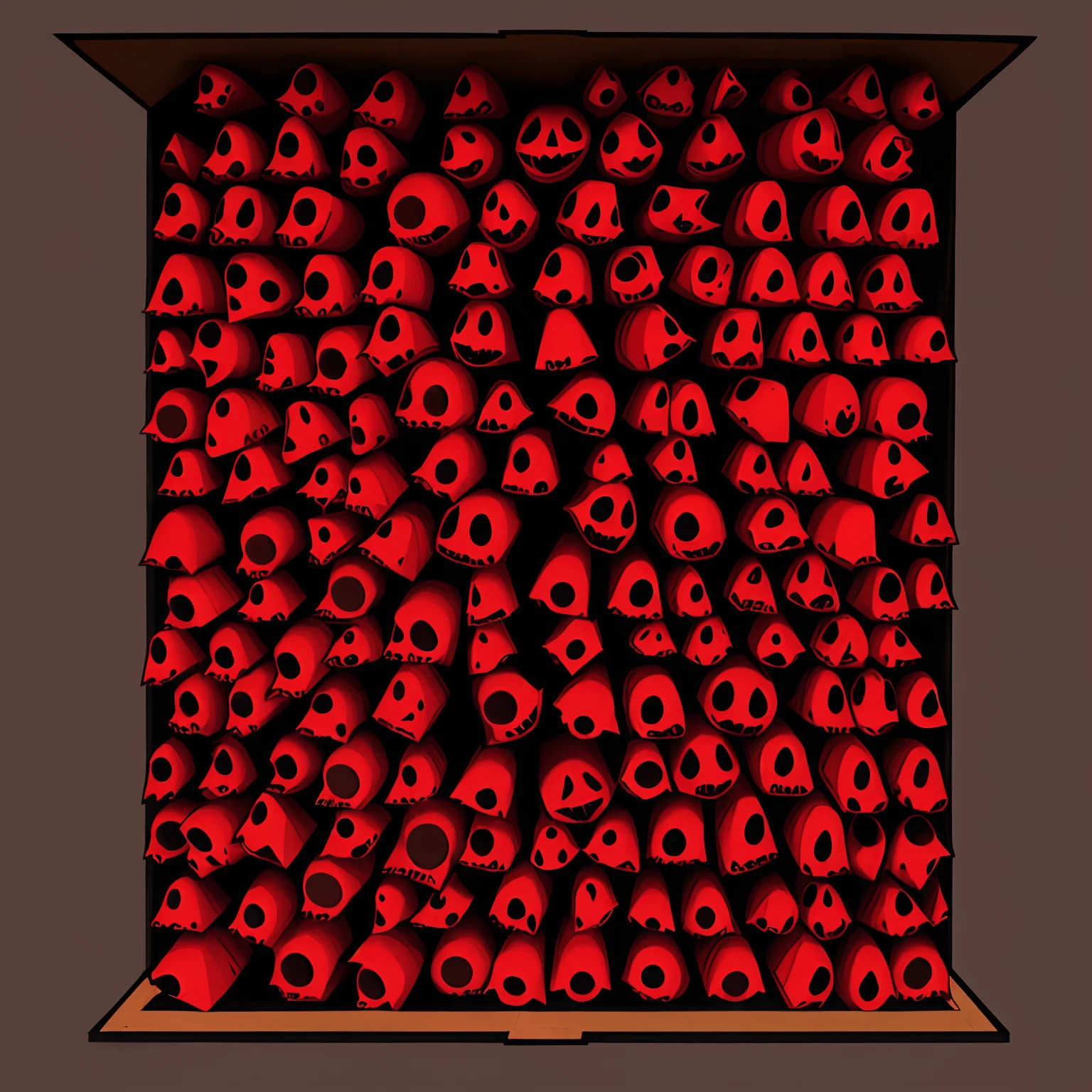 Grave Madaart, simple background, horor \(theme\), Devilish head, Scary face, strange, Spooky, 1 boy, 4girl, Ahoge, boxes, cardboard box, chinese, comics, eye glasses, hight resolution, banya, monochromes, multipel Girls, hot onsen, paper, perspiring，Fat