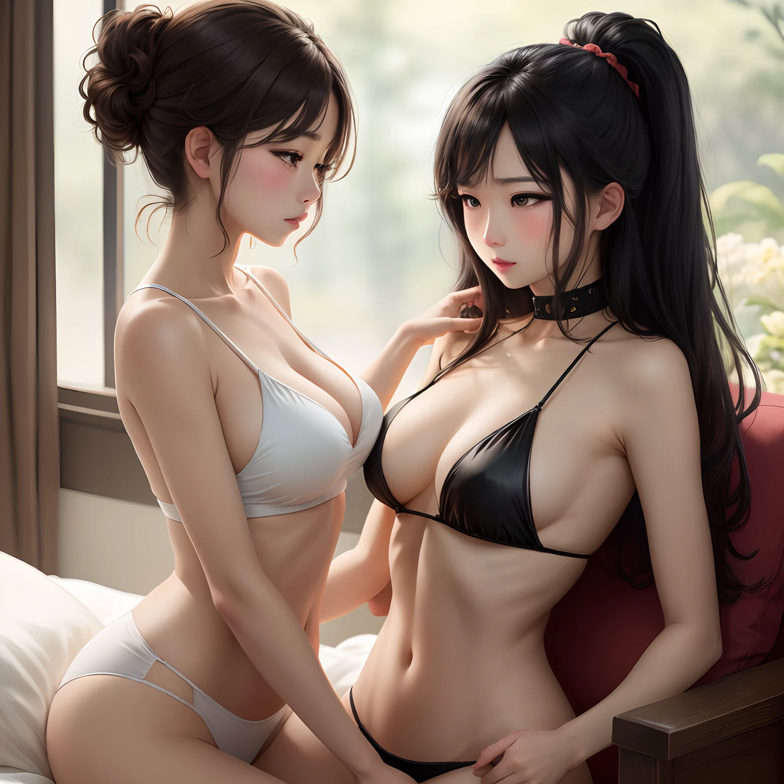 光着身体的女人