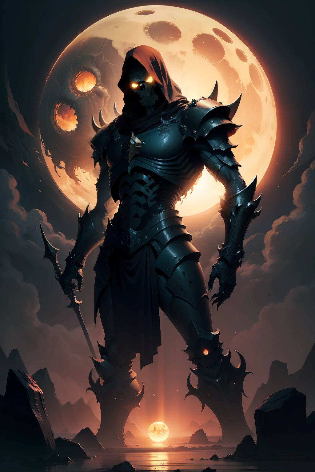 Cthulhu,Monster。Skeleton Sun Paladin