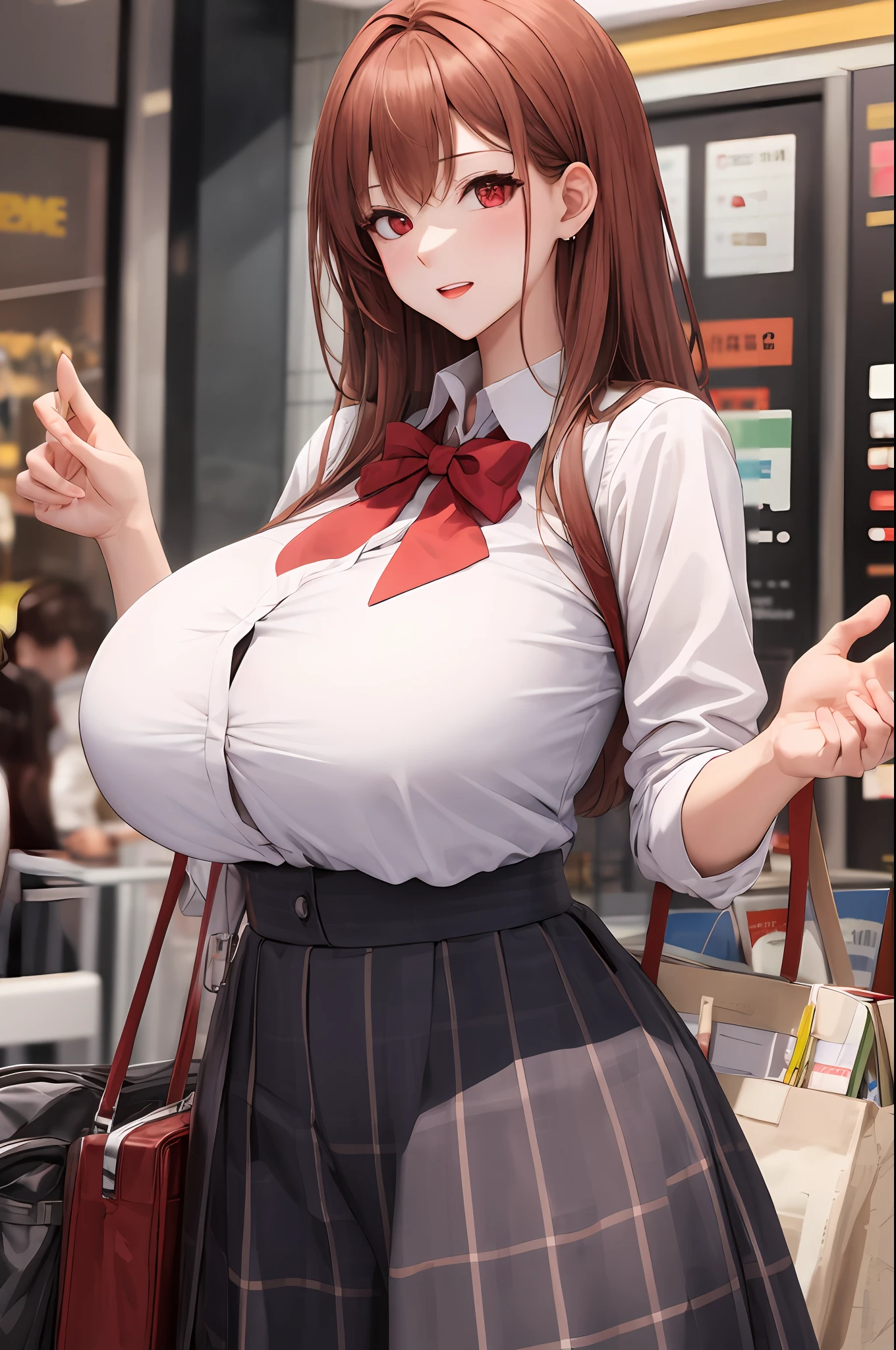 Huge chest,whaite hair,red - eyed,grabbing the breasts,nakeness,schoolgirls,Royal sister