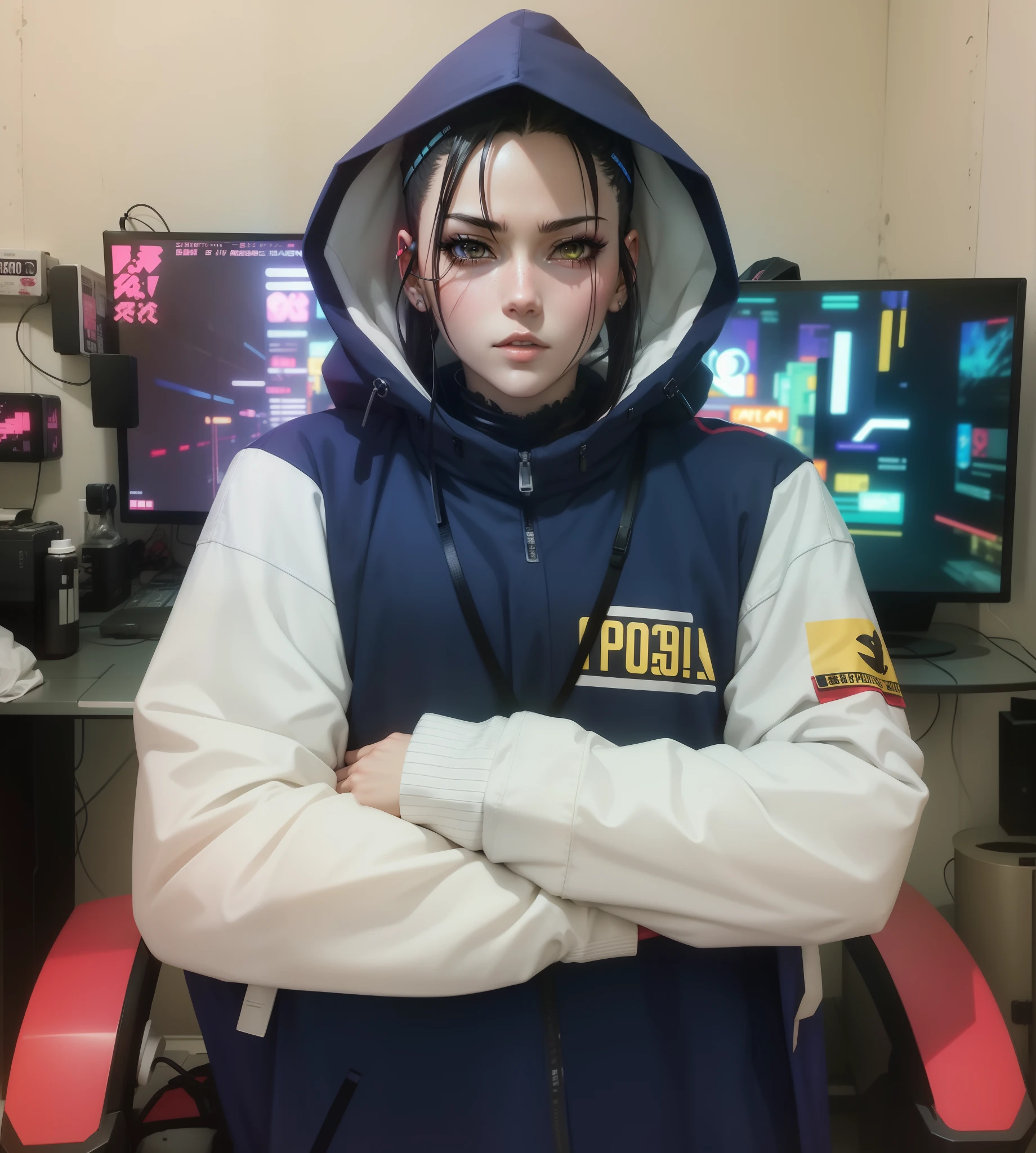 Anime style, cyberpunk style