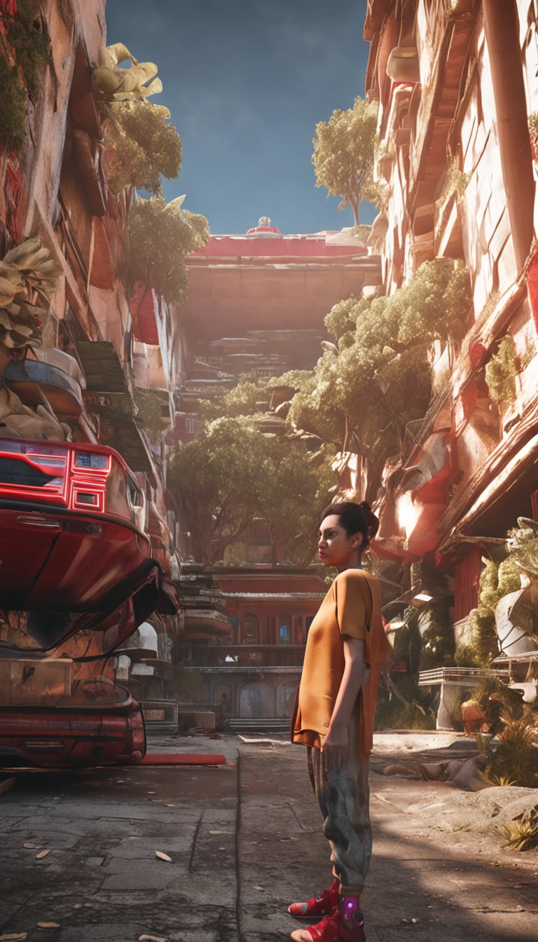 Very detailed CG unity 8K wallpaper，（tmasterpiece），（standing on your feet），（full body pov），（Ultra photo realsisim），（No milk leakage：1）（best character detail：1.36），Nikon D750 f / 1.4 55mm，dynamic angle，profesional lighting，フォトンマッピング，ラジオシティ, physically-based renderingt, sandbeach,Hawaiian beaches, looking at viewert, ssmile, 1girll, a matural female,, Tall body, the golden ratio,(Kpop idol), Makeup,[(com rosto detalhado:1.2):0.2],(eyeslashes:1.1), (cparted lips:1.1),red lipsticks,broad shoulder,long sexy legs,Red sports bra，Tight Yoga Pants