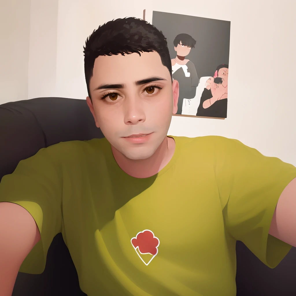 robsonsd1.5, Creating a 2D illustration with an aspect ratio of 1.5, This portrait will depict a charming cartoon style. The illustration will show the man looking forward with a playful expression. The background will be a plain white, fornecendo um pano de fundo limpo para o retrato em estilo de desenho animado do homem. Placing it in the center of the image will draw attention to your face and make it the focal point of the illustration. The cartoon style will be characterized by boldness, black outlines that define the characteristics of the man and add a sense of whimsy to the artwork. The use of vibrant colors will bring the illustration to life, tornando-o visualmente atraente e envolvente. The 2D illustration will focus on capturing the man's personality and charm, utilizando recursos exagerados e detalhes expressivos para criar um retrato delicioso. Your hair will be highlighted to give a different touch to the character. Geral, this 2D illustration, apresentado em um estilo de desenho animado encantador com contornos pretos ousados e cores vibrantes, will offer a playful and captivating representation of the subject. It will evoke a feeling of warmth and lightness, tornando-o uma obra de arte visualmente cativante.