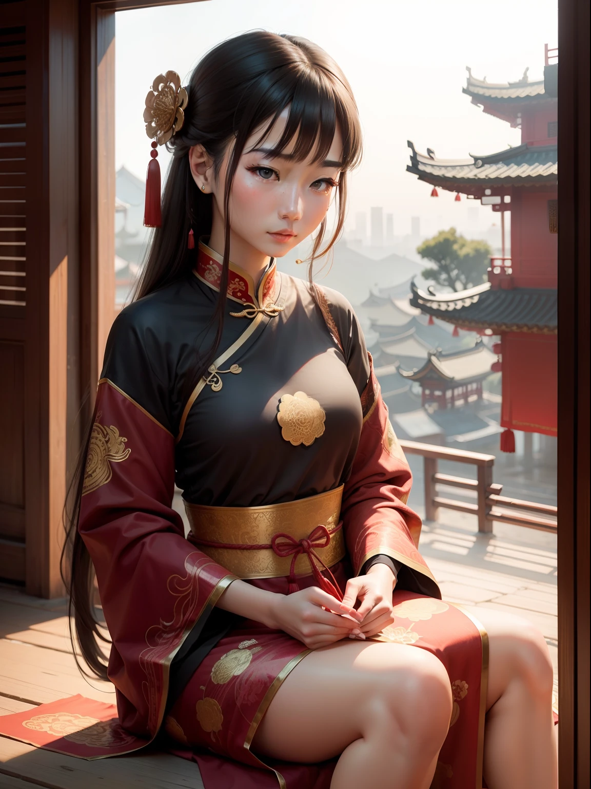 woman, China, ancient, traditional
