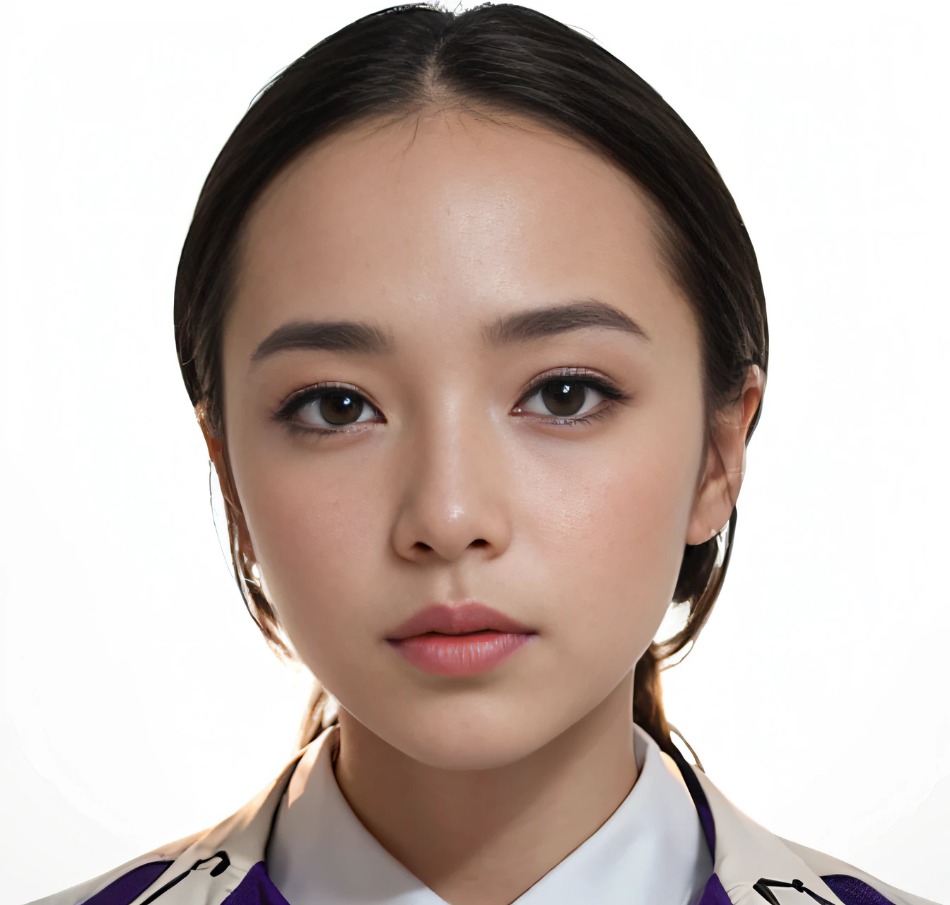 top-quality、​masterpiece、超A high resolution、(Photorealsitic:1.4)、Raw photo、masculine face、Black hair、glowy skin、Electromechanical、((super realistic details))、portlate、globalillumination、Shadow、octan render、8K、ultrasharp、Raw skin is exposed in cleavage、metals、Details of complex ornaments、Japan details、highly intricate detail、Realistic light、CGSoation Trends、a purple eye、radiant eyes、Facing the camera、neon details、Mechanical limbs、blood vessels connected to tubes、Mechanical vertebrae attached to the back、mechanical cervical attaching to neck、sitting on、Wires and cables connecting to the head、Gundam、Small LED lamp、