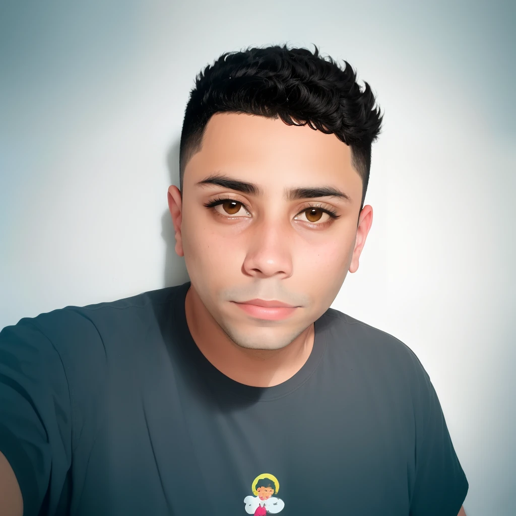 robsonsd1.5, Creating a 2D illustration with an aspect ratio of 1.5, This portrait will depict a charming cartoon style. The illustration will show the man looking forward with a playful expression.

The background will be a plain white, fornecendo um pano de fundo limpo para o retrato em estilo de desenho animado do homem. Placing it in the center of the image will draw attention to your face and make it the focal point of the illustration.

The cartoon style will be characterized by boldness, black outlines that define the characteristics of the man and add a sense of whimsy to the artwork. The use of vibrant colors will bring the illustration to life, tornando-o visualmente atraente e envolvente.

The 2D illustration will focus on capturing the man's personality and charm, utilizando recursos exagerados e detalhes expressivos para criar um retrato delicioso. Your hair will be highlighted to give a different touch to the character.

Geral, this 2D illustration, apresentado em um estilo de desenho animado encantador com contornos pretos ousados e cores vibrantes, will offer a playful and captivating representation of the subject. It will evoke a feeling of warmth and lightness, tornando-o uma obra de arte visualmente cativante.