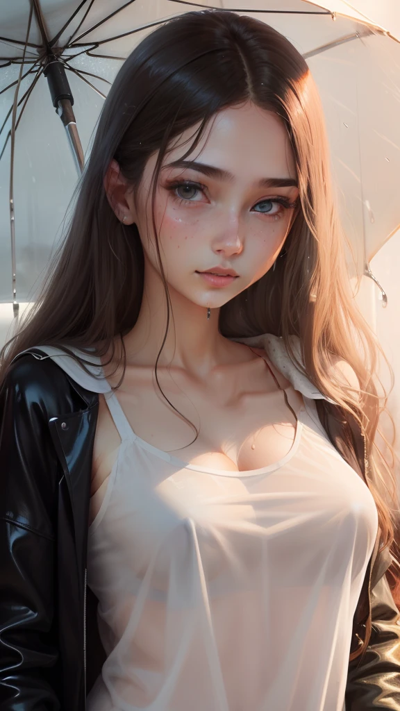 with intense rain,18-year-old girl,Royal sister,drenched all over the body,clothes see-through:0.5,Sperm are all over the face, A cup,cute little,Wet hair,With sperm on the face,Milk on the face
