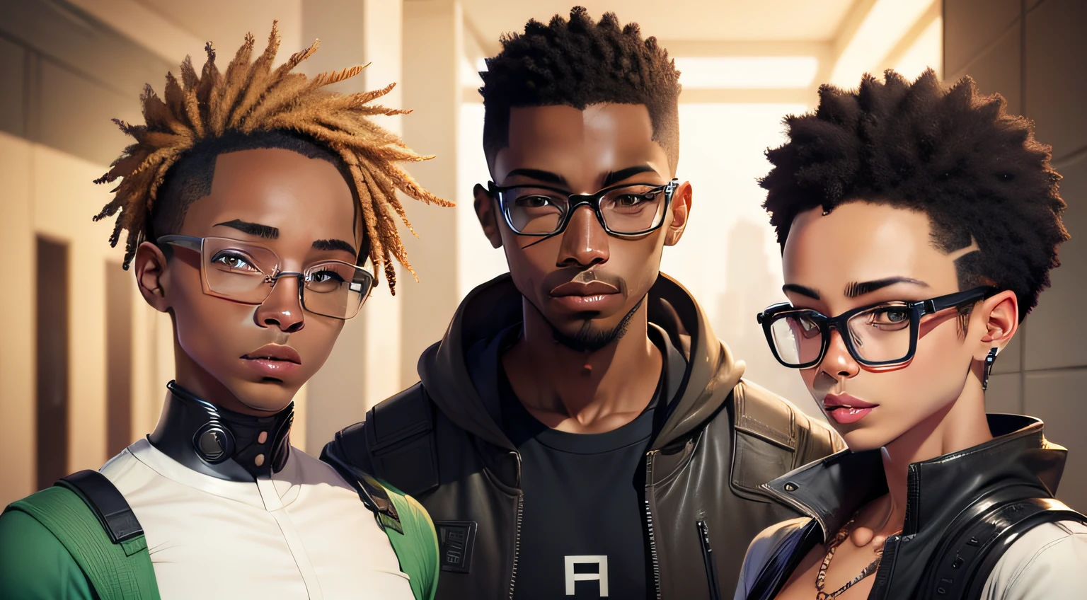 (african skin tone:1.2),(technerd look:1.1),(realistic:1.1),(androgynous male:1.2),(non binary:1.1),(african:0.9),(full hd:0.9)