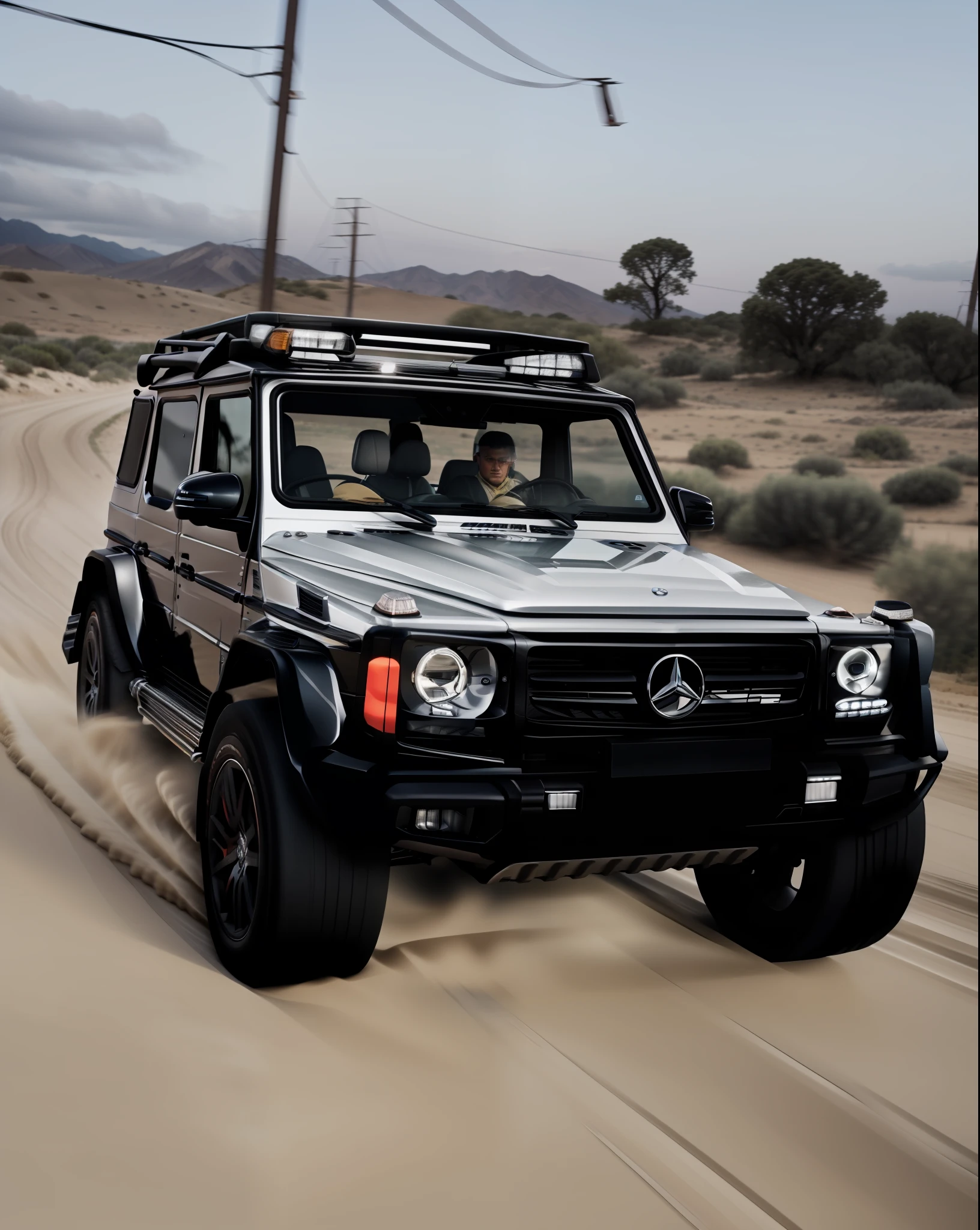 Mercedes g-class, photography, cinematic, 8k wallpaper.