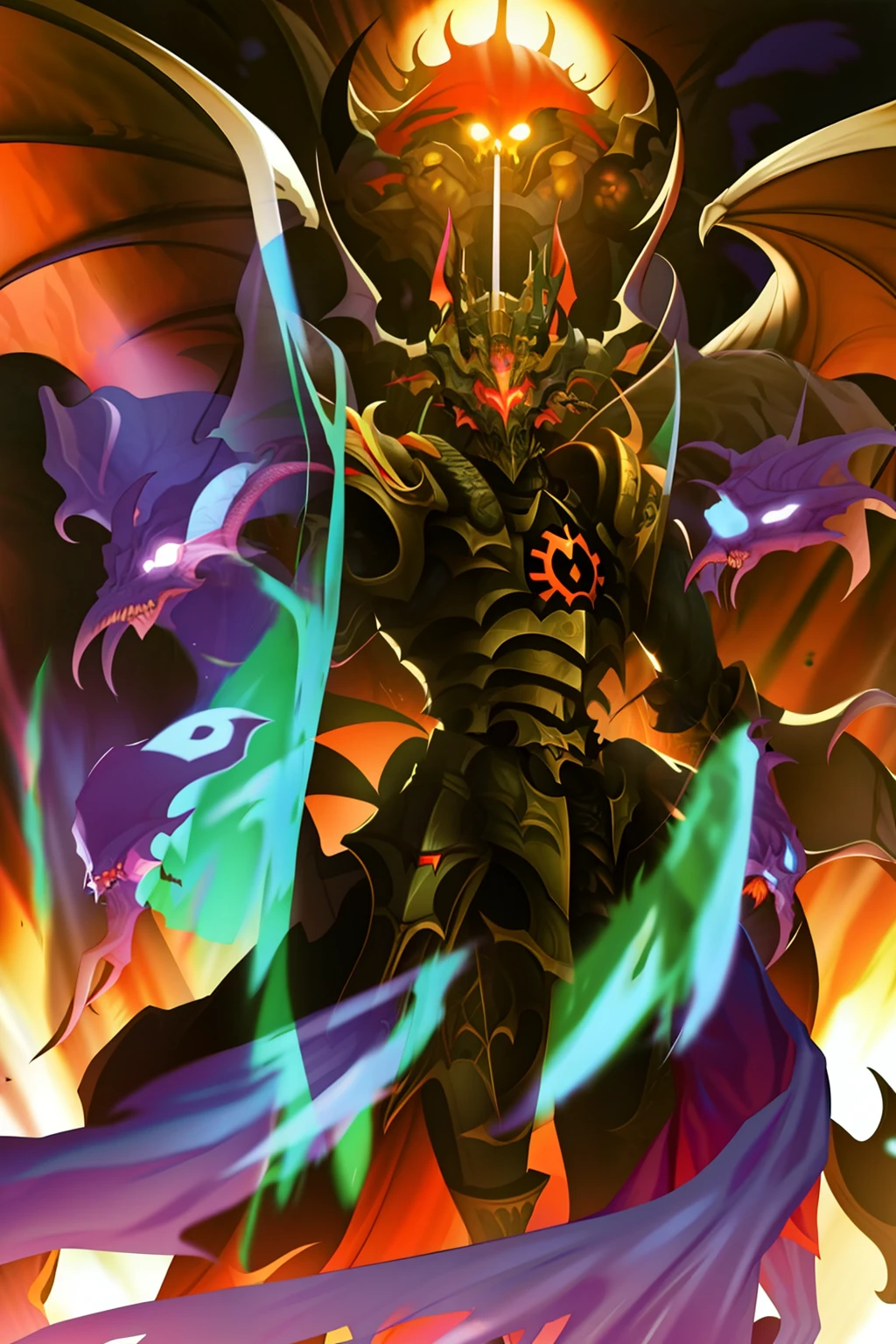 Cthulhu,Monster。Skeleton Sun Paladin