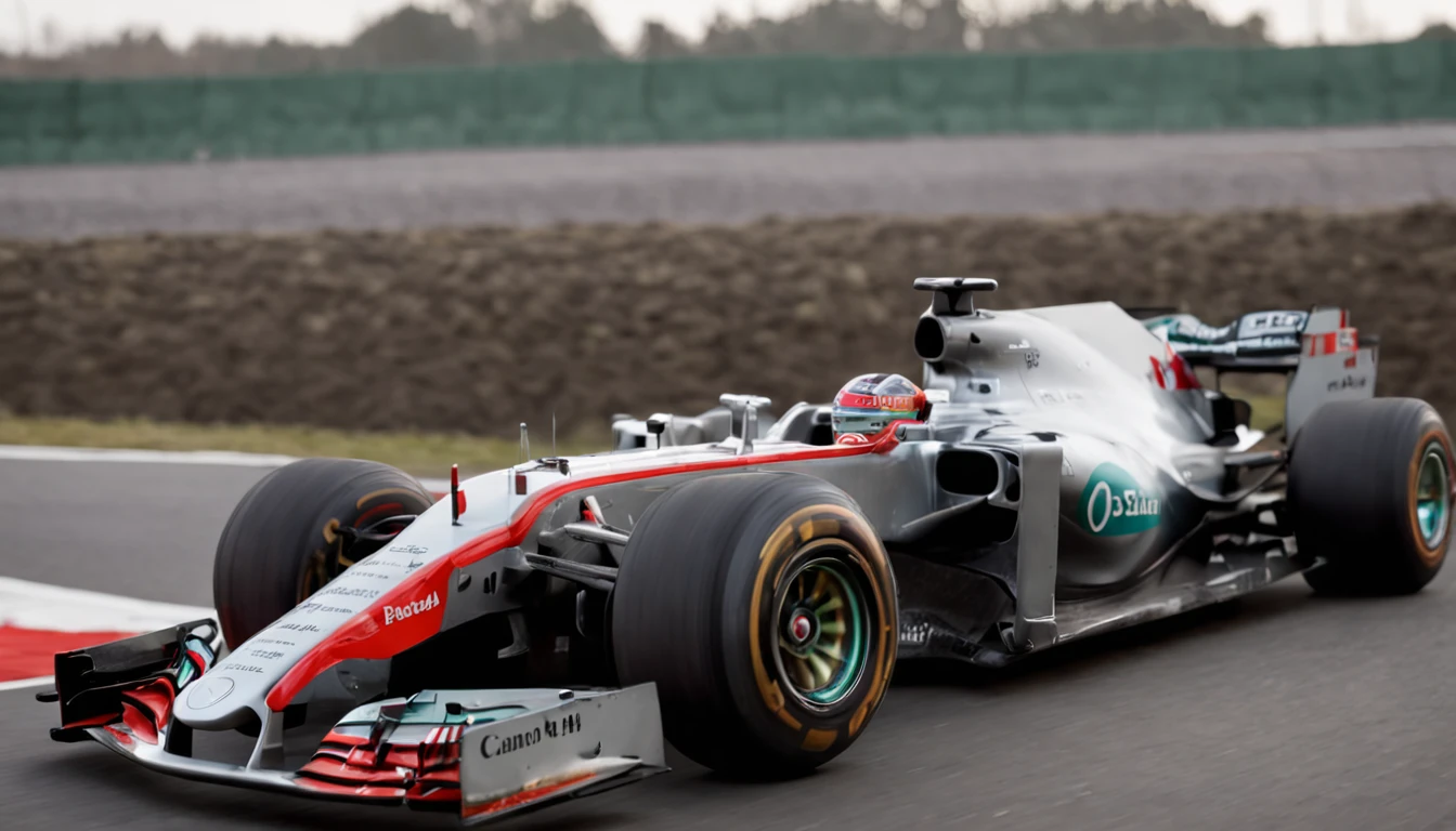 ((formula 1 cars))