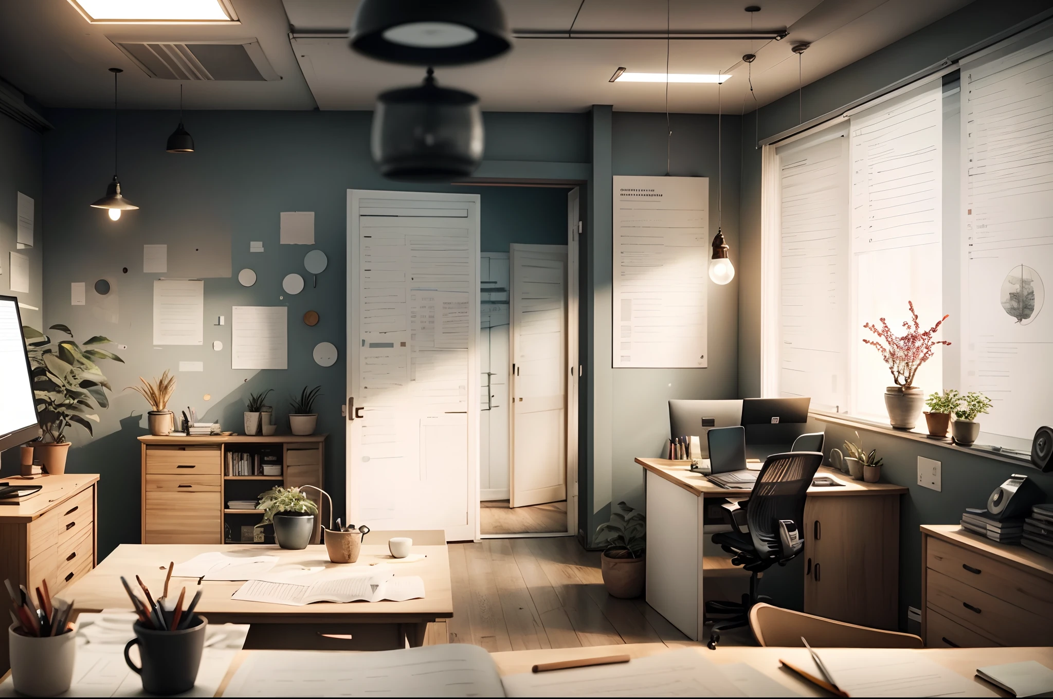 Stylish office,interior,