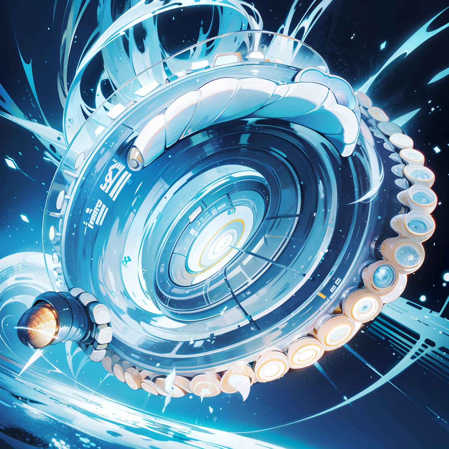 Quantum electromagnetic life forms similar to the snail-shell hippocampus