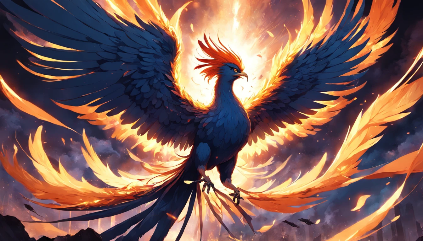 the phoenix, A sacred bird in Greek mythology