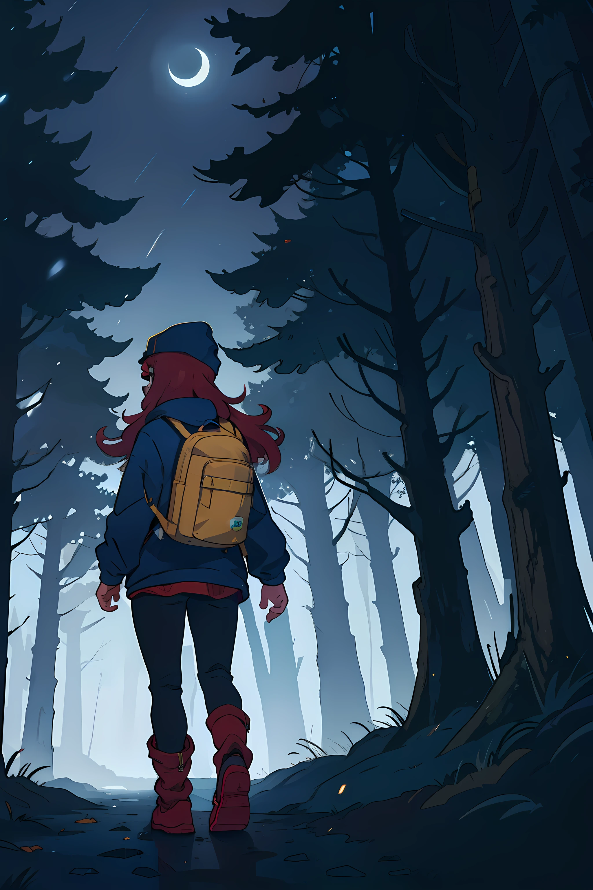 yellow backpack