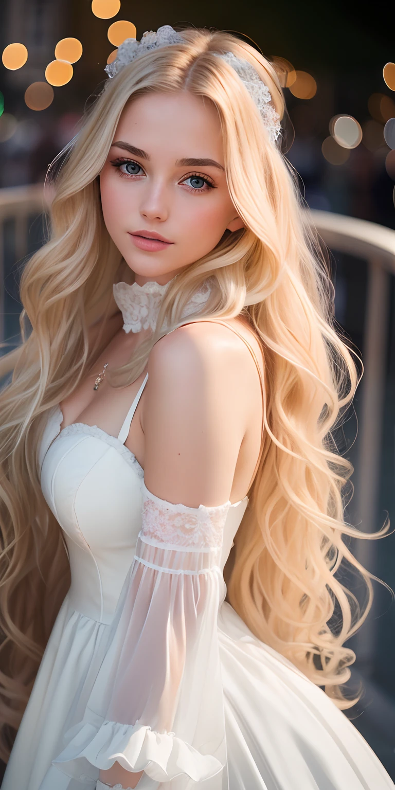 blonde woman with long hair and white shirt looking at camera, leaked photo, in style of petra collins, petra collins, ela looks like a mixture of dirt, very very very pale white skin, taken at the beginning of 2020, ava max, extremely light blonde hair, fair and pale skin!!, looks like a mixture of dirt