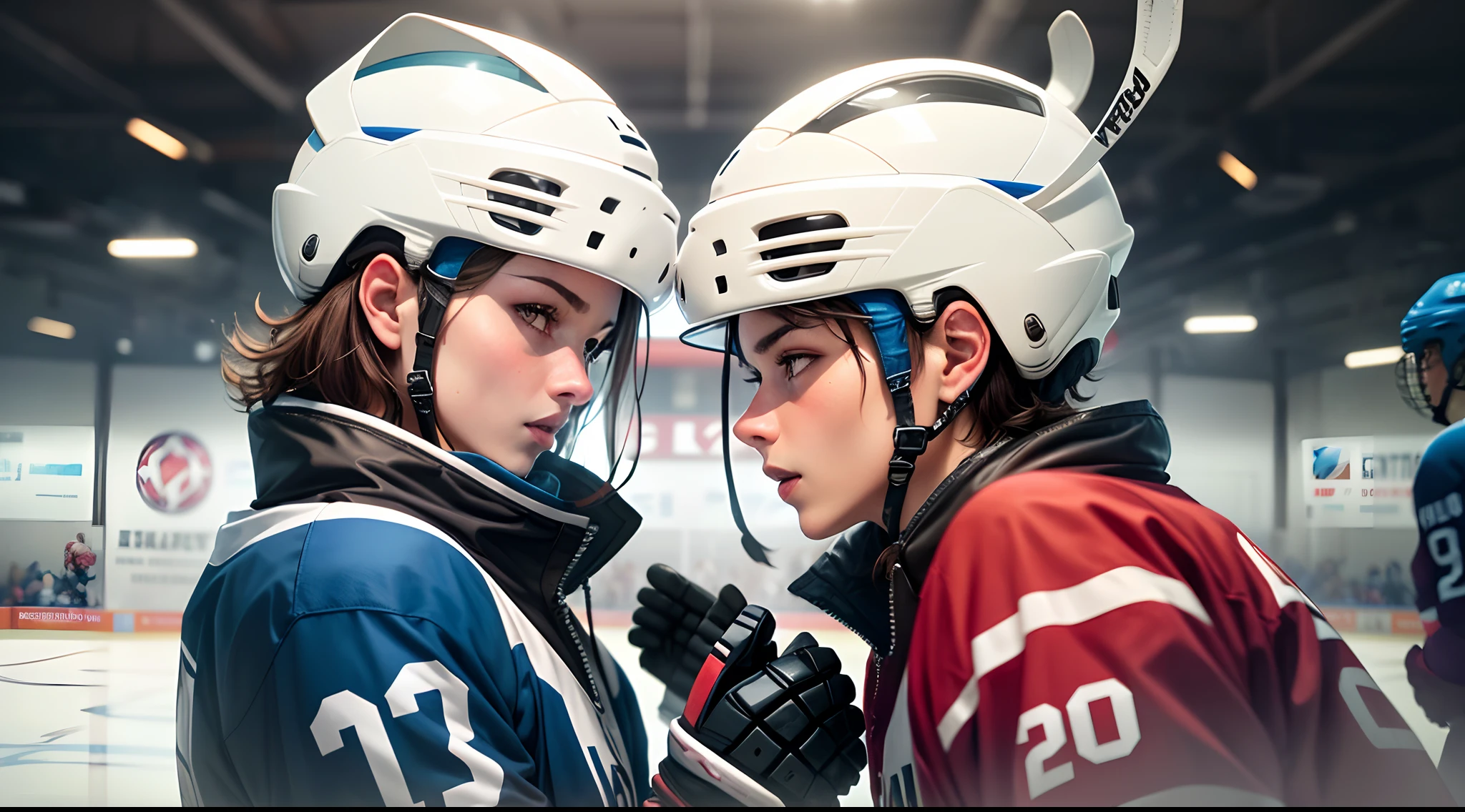 Hockey helmet