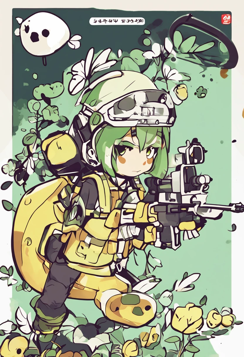 style of anime,Pea shooter