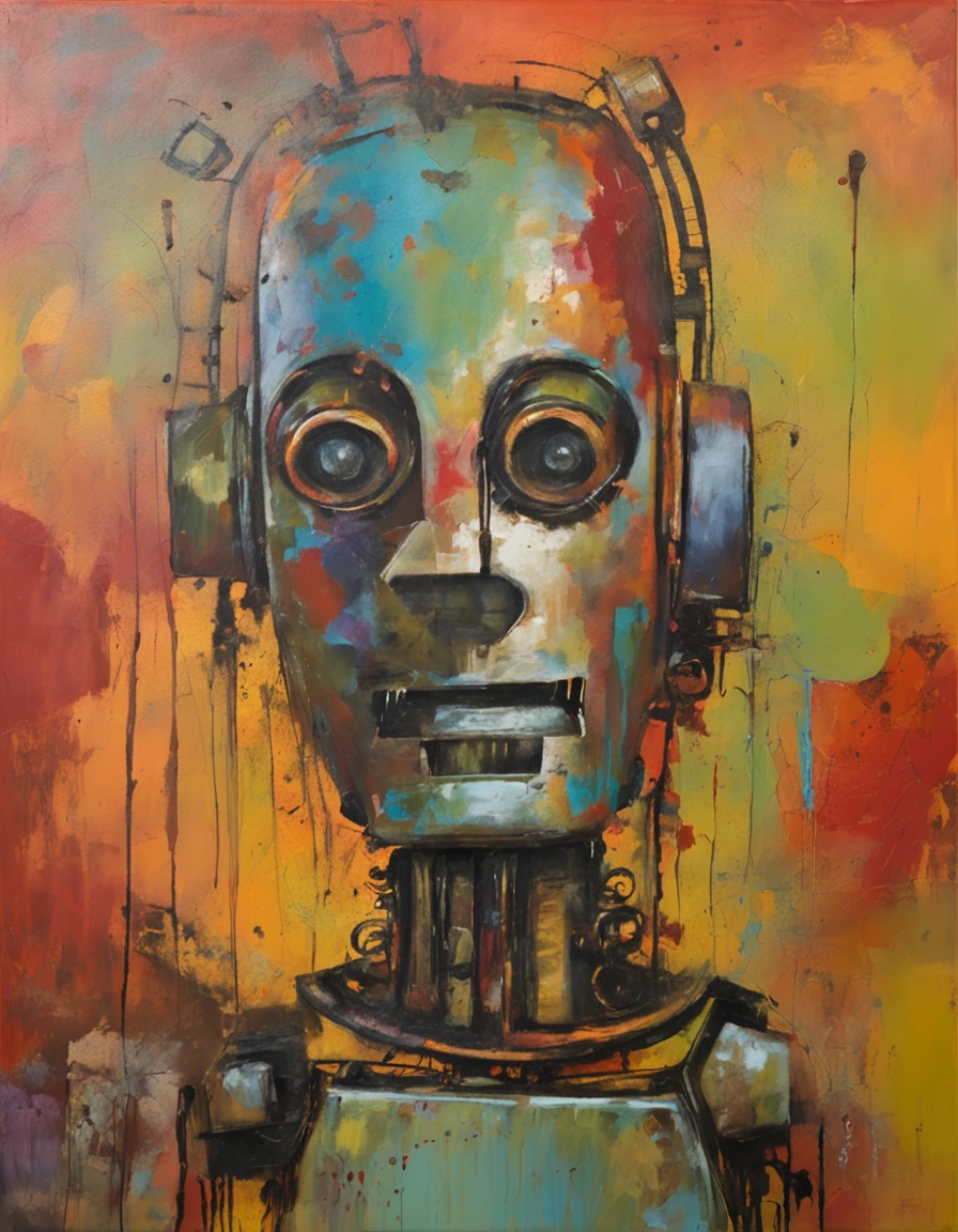 ROBOT WOMAN WITH BRUSINHA STAMPED