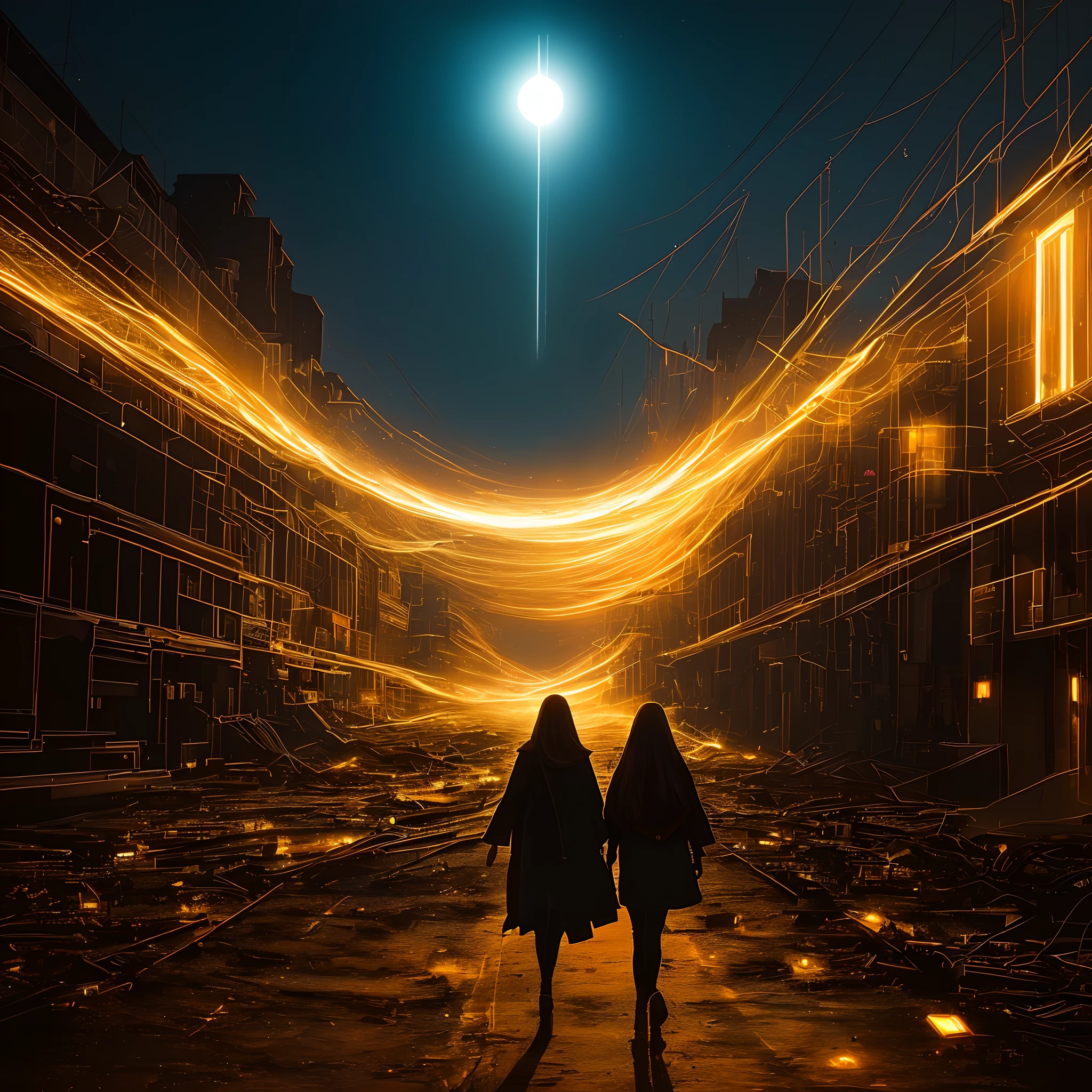 The darkness lasted only a few long seconds, but showed eternity. And suddenly,, at the same speed, How the light disappeared, She's back. But this time it was different. Everything, What was related to electronics