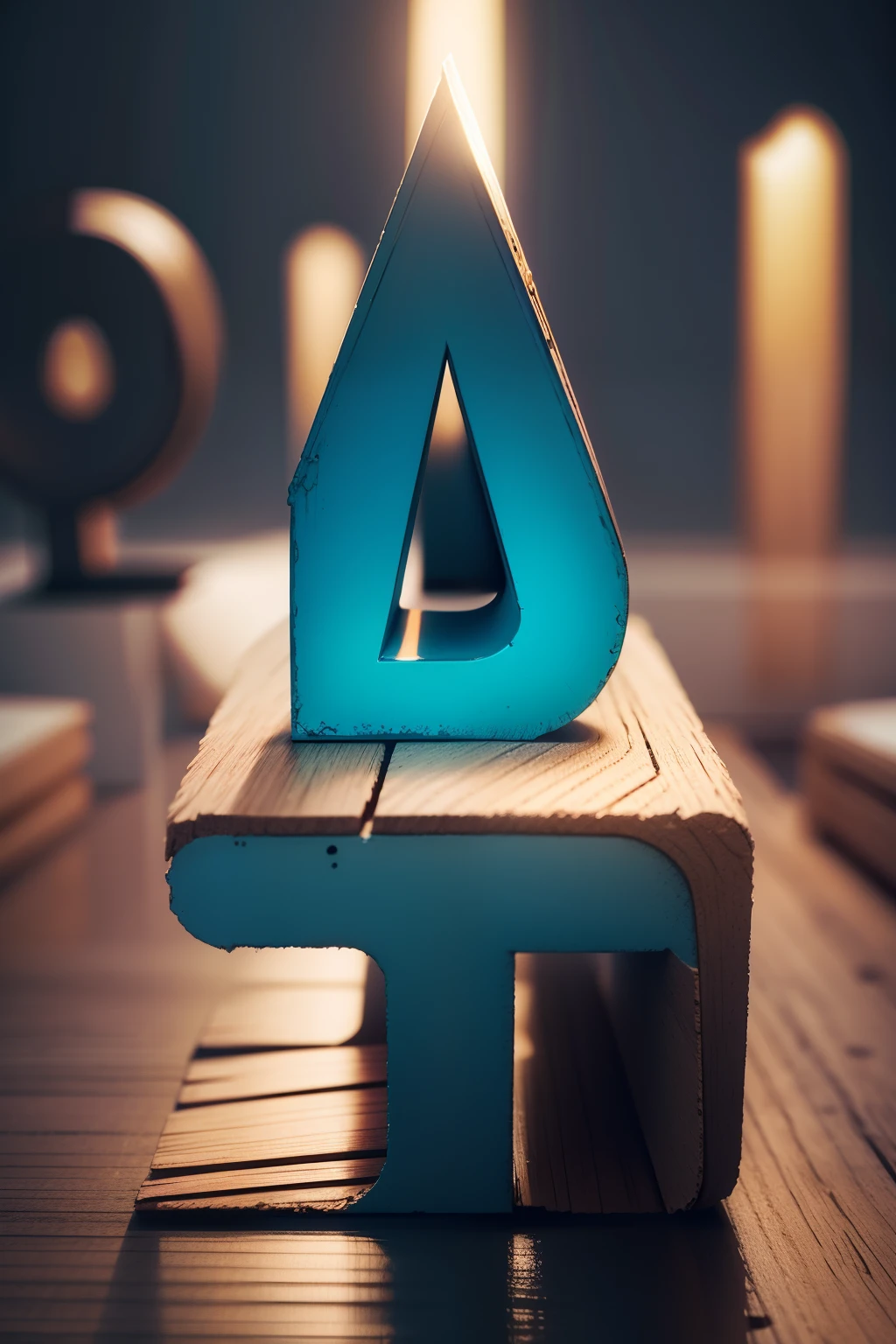 Transform the letter A